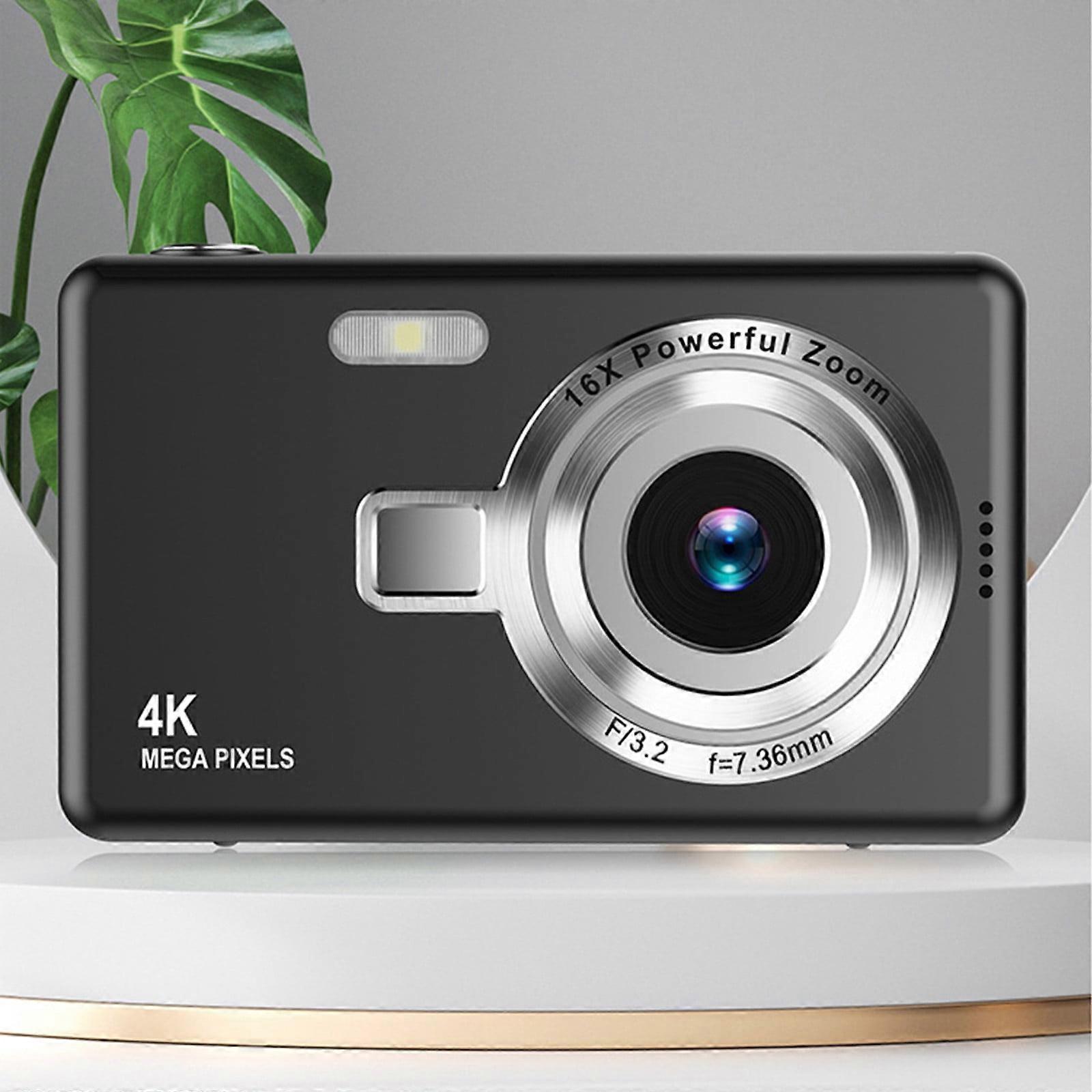 ICQOVD Digital Camera 1080P HD Photography Supports Up To 48MP Electronic Stabilization 4X Digital Zoom CCD Student Portable Camera on Clearance