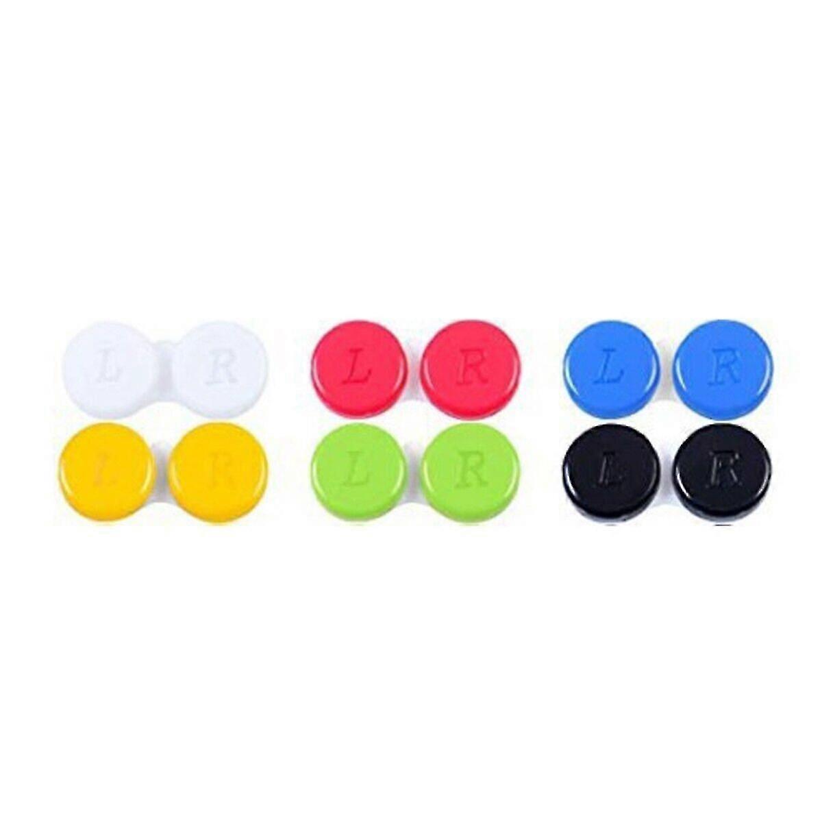 6-pack contact lens case contact lens frame case for left/right eye contact lenses