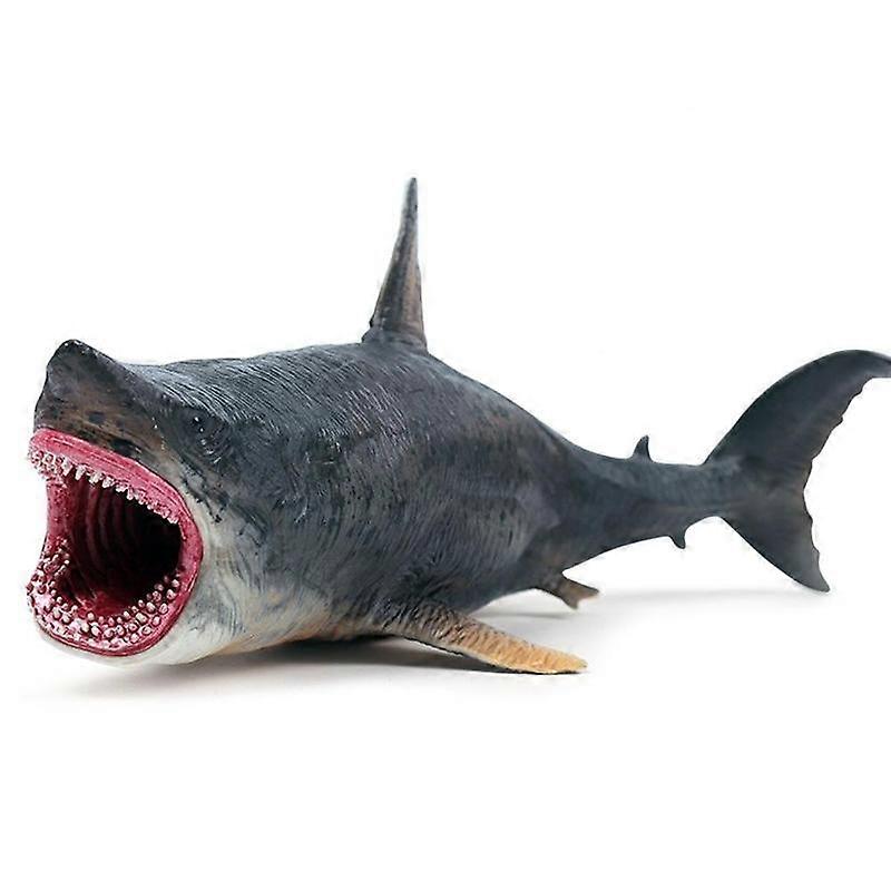 Megalodon Shark Figure 10-Inch Realistic PVC Model for Collectors and Display