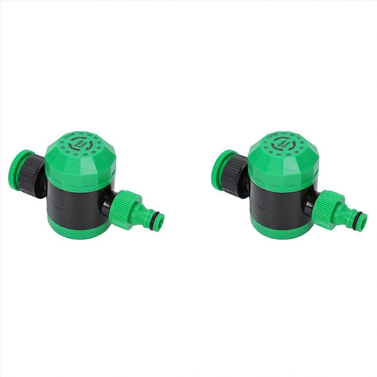 2X Mechanical Sprinkler Timer with Swivel,Garden Hose Watering Timer,Watering Waterproof HoseTimer