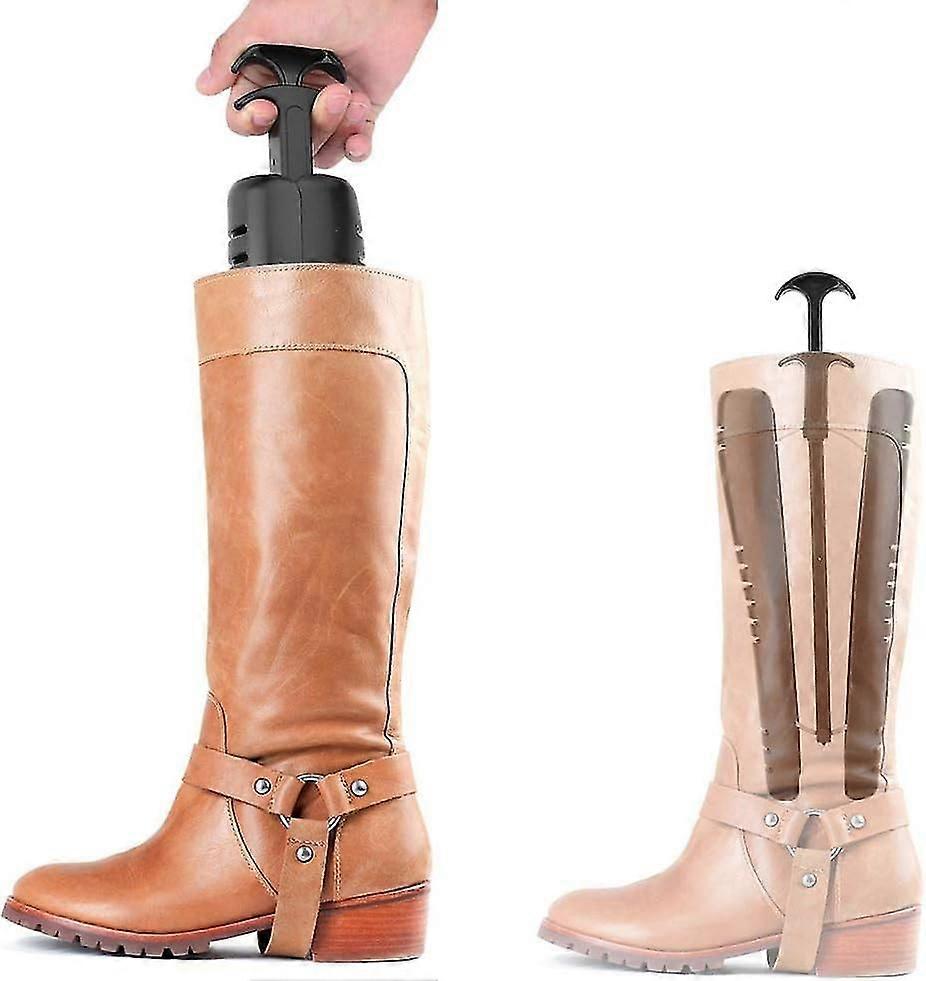 Boot Calf Stretchers 1 Pair Plastic Shoe Stretcher Shoes Tree Shaper Boots Expander with Hhandle