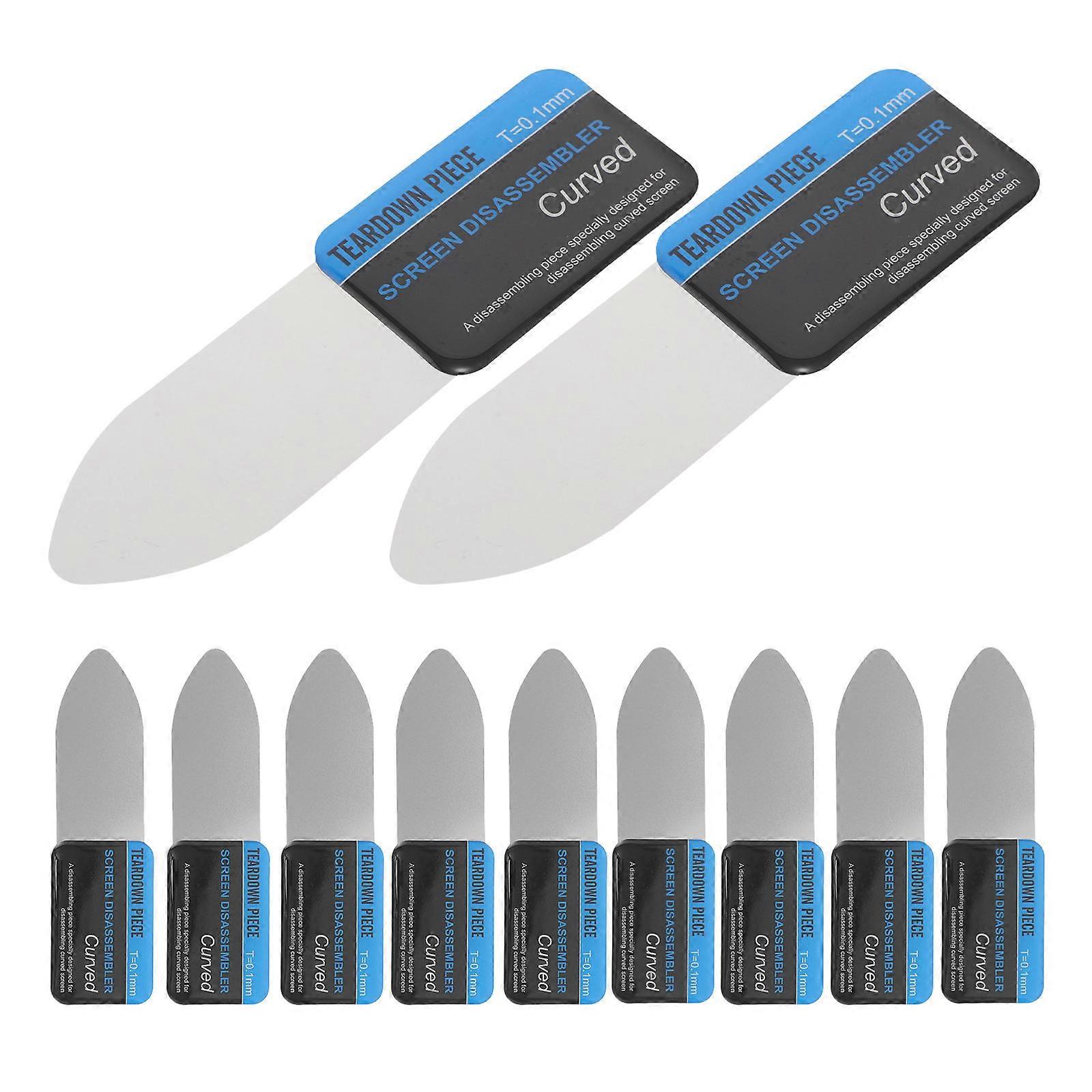 Screen Tool Curved Screen Spudger Diy Maintenance Tablets Silver Steel Precise Screen Disassembly 20Pcs