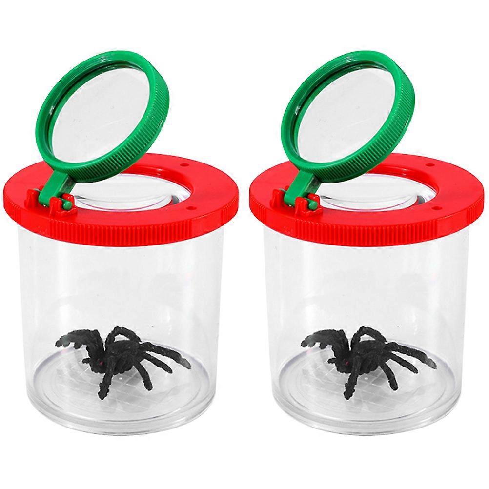 Magnifier Bug Viewer Box for Collecting 8Pcs Insert Insect Catcher Toys