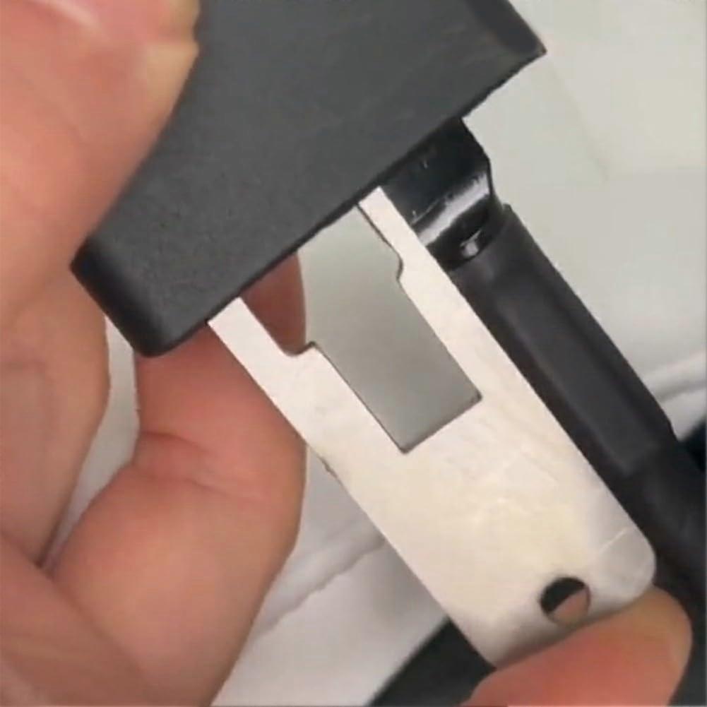 Metal Seat Belt Removal Tool Compatible With Model 3, Quick Release, Curved Access For Smooth Operation, Straight Handle