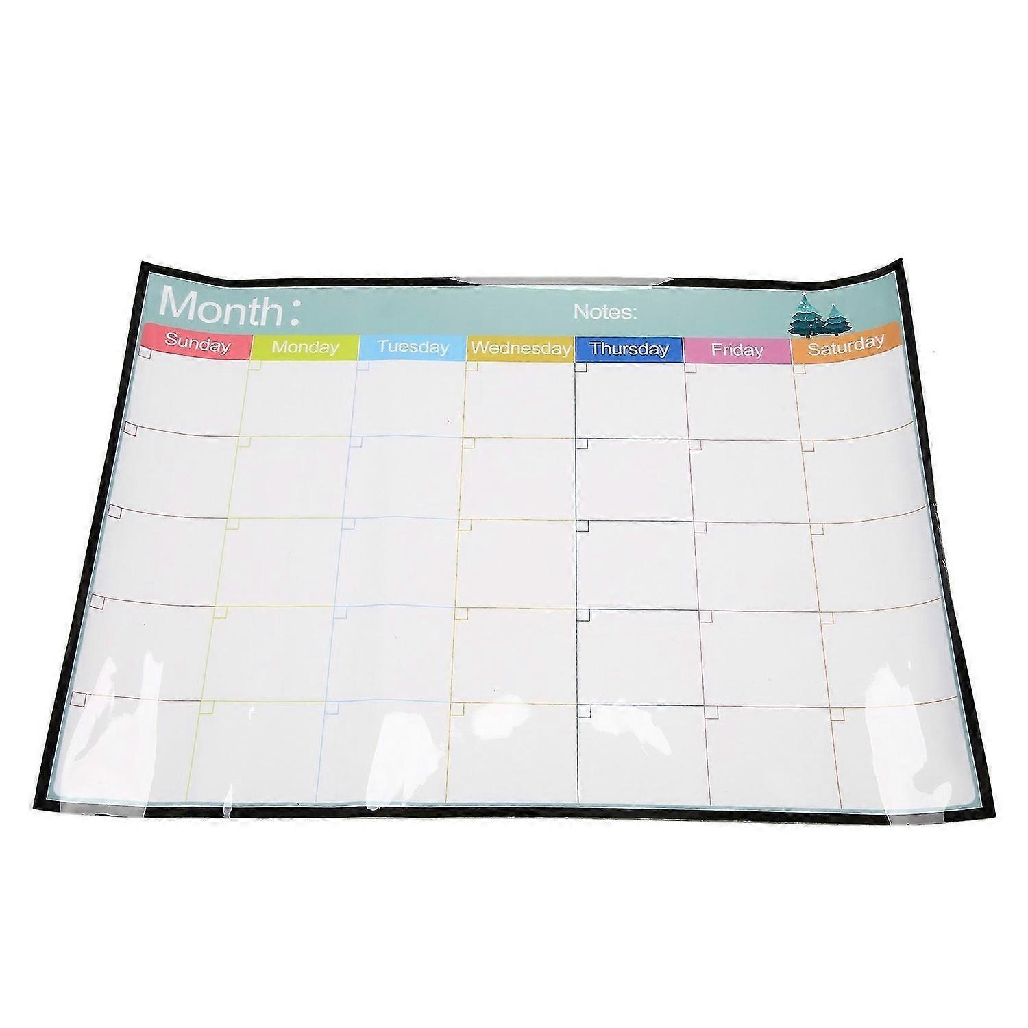 Erasable Magnetic Whiteboard Dry Erase Board Magnets Fridge Refrigerator To-Do List Monthly Daily We