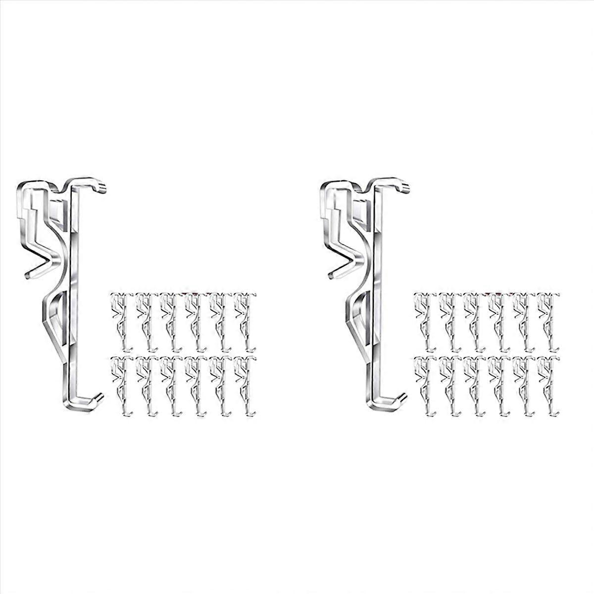 Valance Clips, Clear Plastic Valance Clips(12 PCS)