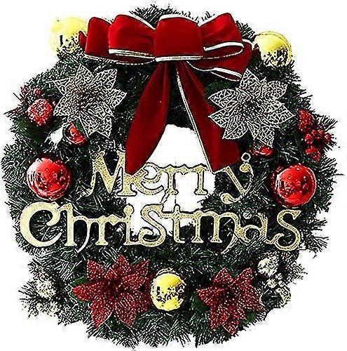 Julekrans Juledekorasjon Julekrans Krans Kunstig Juletre For Soverom Dør Vegg Vindu Trapp