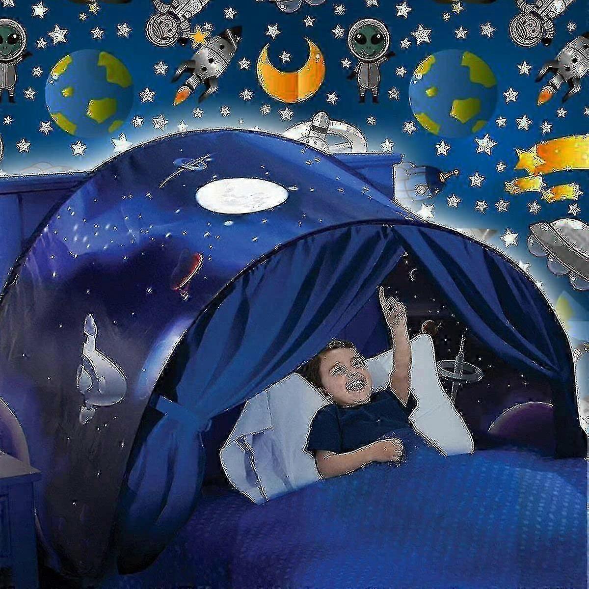 Children's Space Tent Folding Bed Mosquito Net Bedding