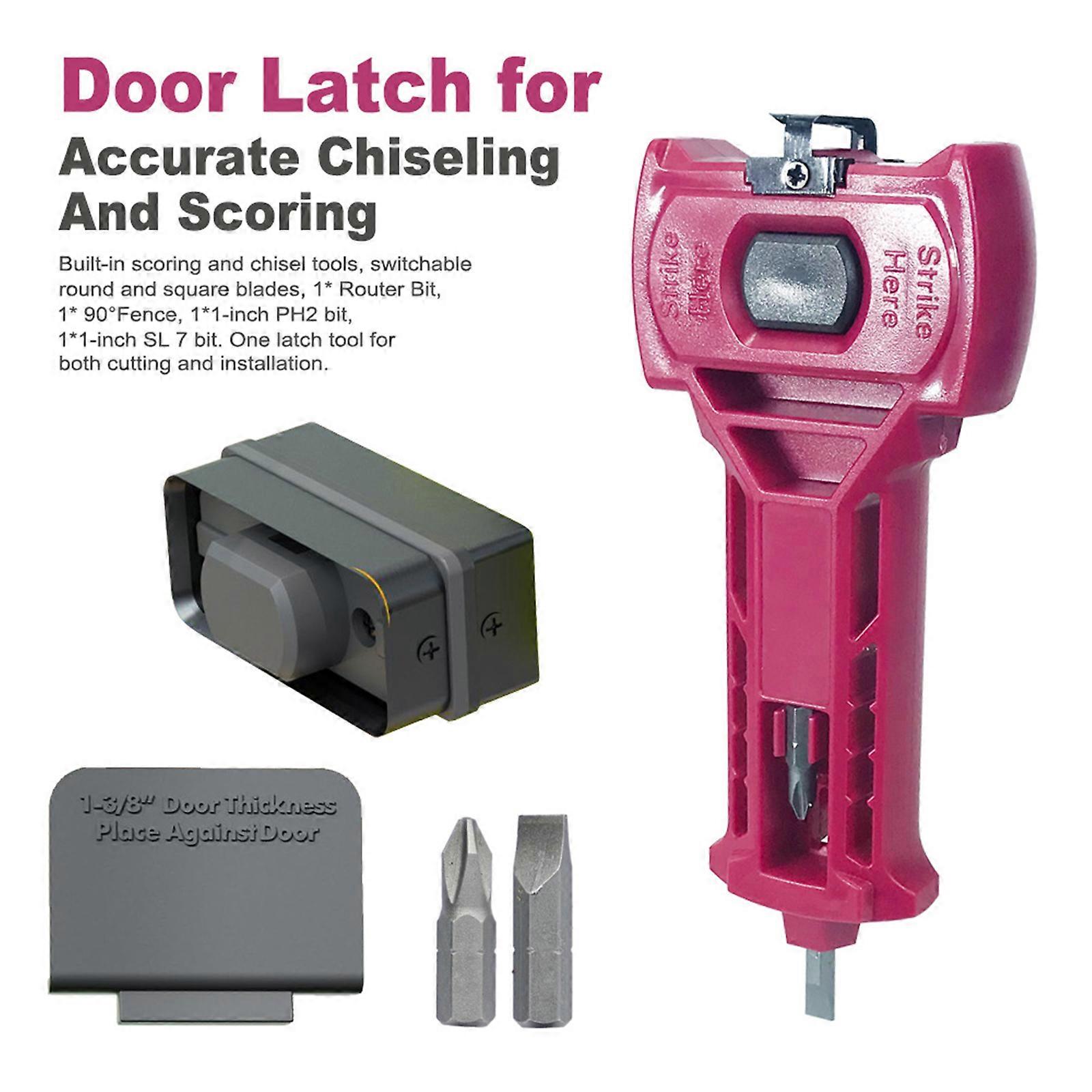 Door Latch Installation Kit for Accurate Chiseling and Scoring uk new