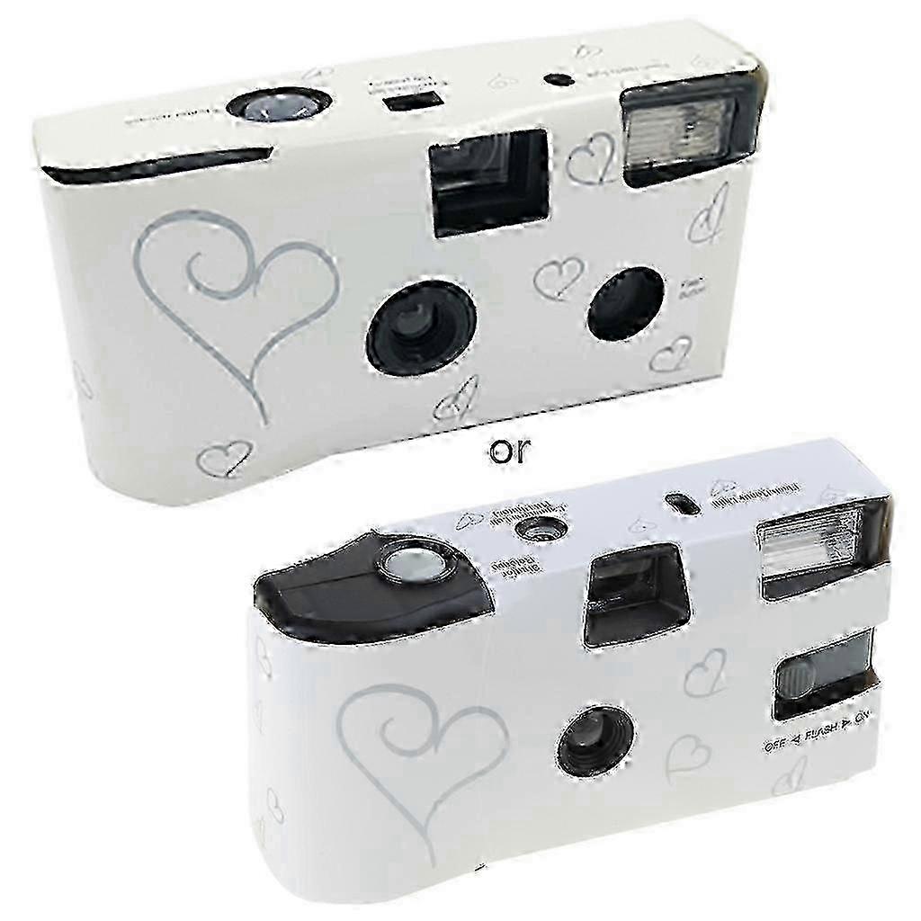 16 photos Appareil photo argentique jetable avec flash à usage unique une fois images outil Appareil photo jetable Mariage en vrac Souvenirs Cadeaux