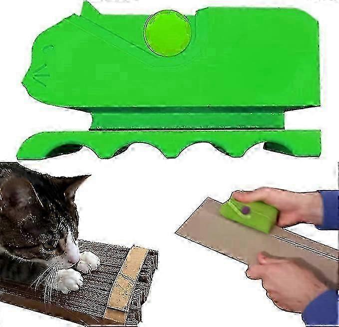 Cardboard cutter for cat scratchers - DIY handheld recycling tool