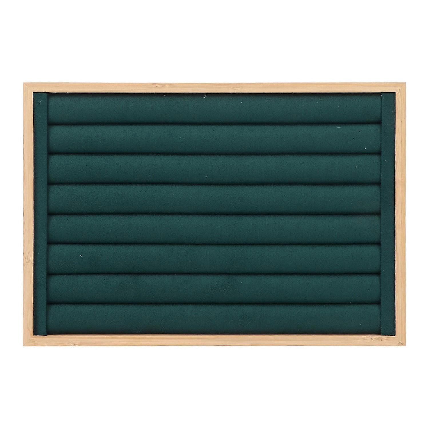 Rings Tray 7 Rows Stackable Protective Scratch Proof Lining Drawer Insert Earrings Storage Display C