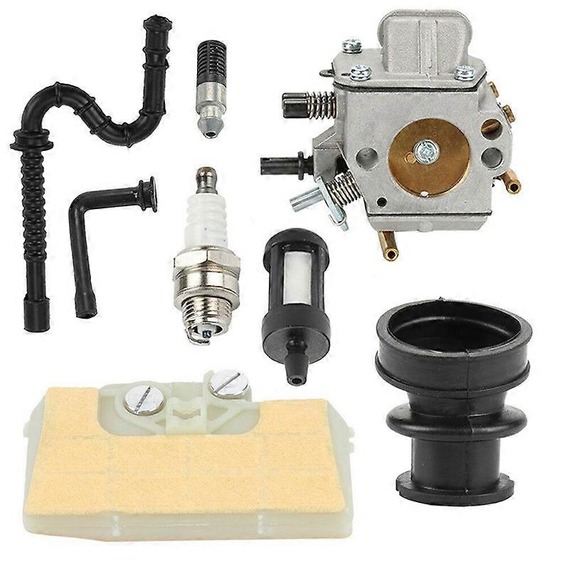 Carburetor Air Filter Kit for Stihl 029 039 MS290 MS310 MS390 Chainsaw Parts silver
