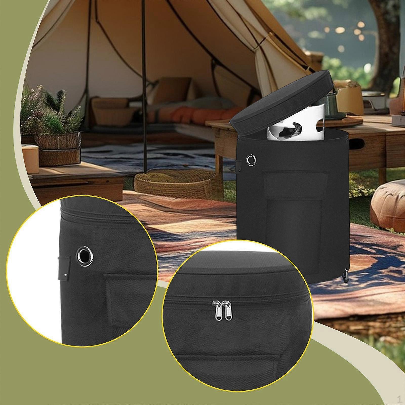 Jar Cover Protection with Storage Pocket Ventilated Stable Tabletop Feature Waterproof