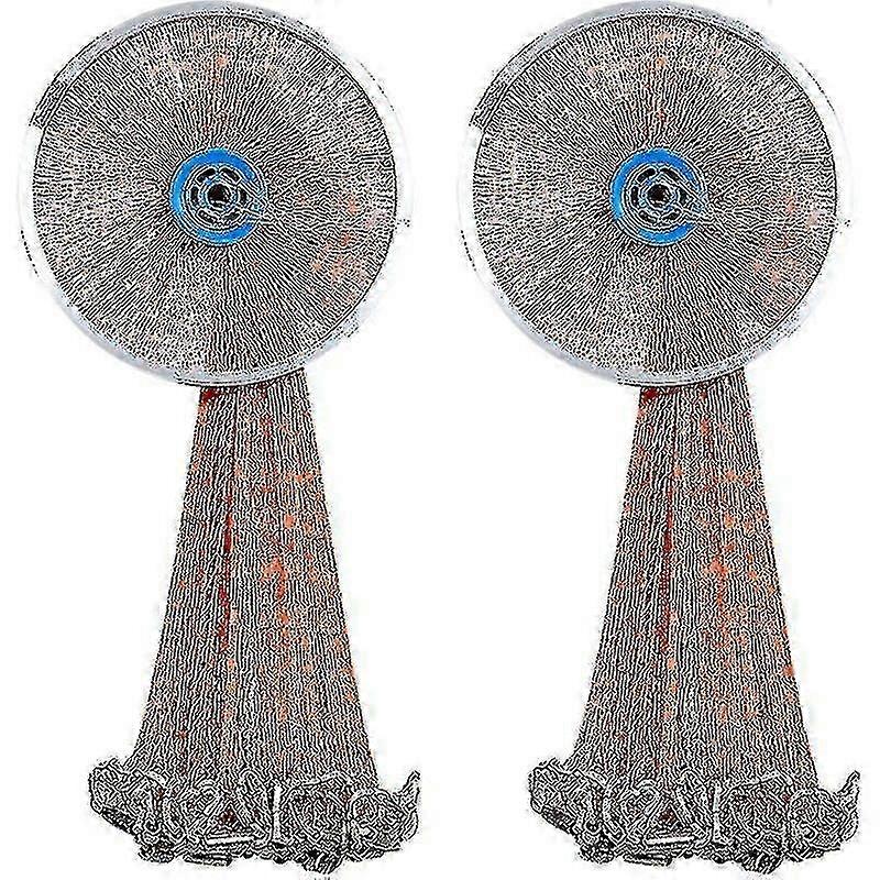 Hand Throw Fishing Cast Net Spin Bait Sinker Mesh Equipment Diameter Full Spread