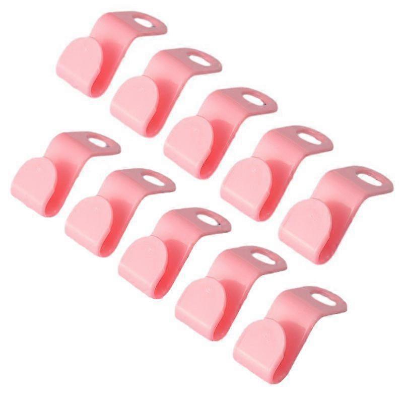 Saving hanger clips, multi-color stackable closet organizers, hanger connectors for easy clothing hanging and storage