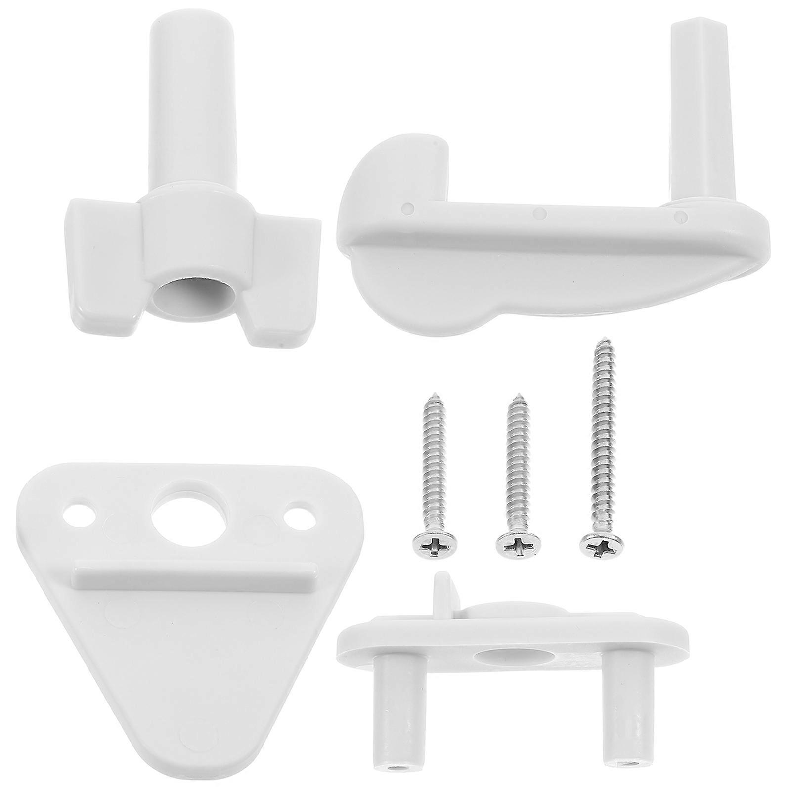 Boat Door Latch for Rv and Marine Use 1Set White ABS Material Door Holder