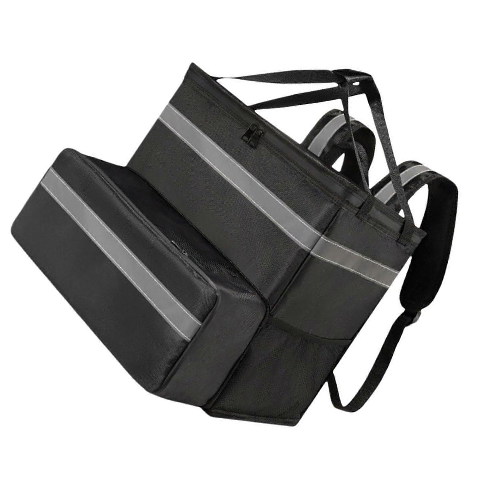 Multiple Compartment Warm Delivery Pack Reflective Safety Tape Permanent University Substance Multicolor