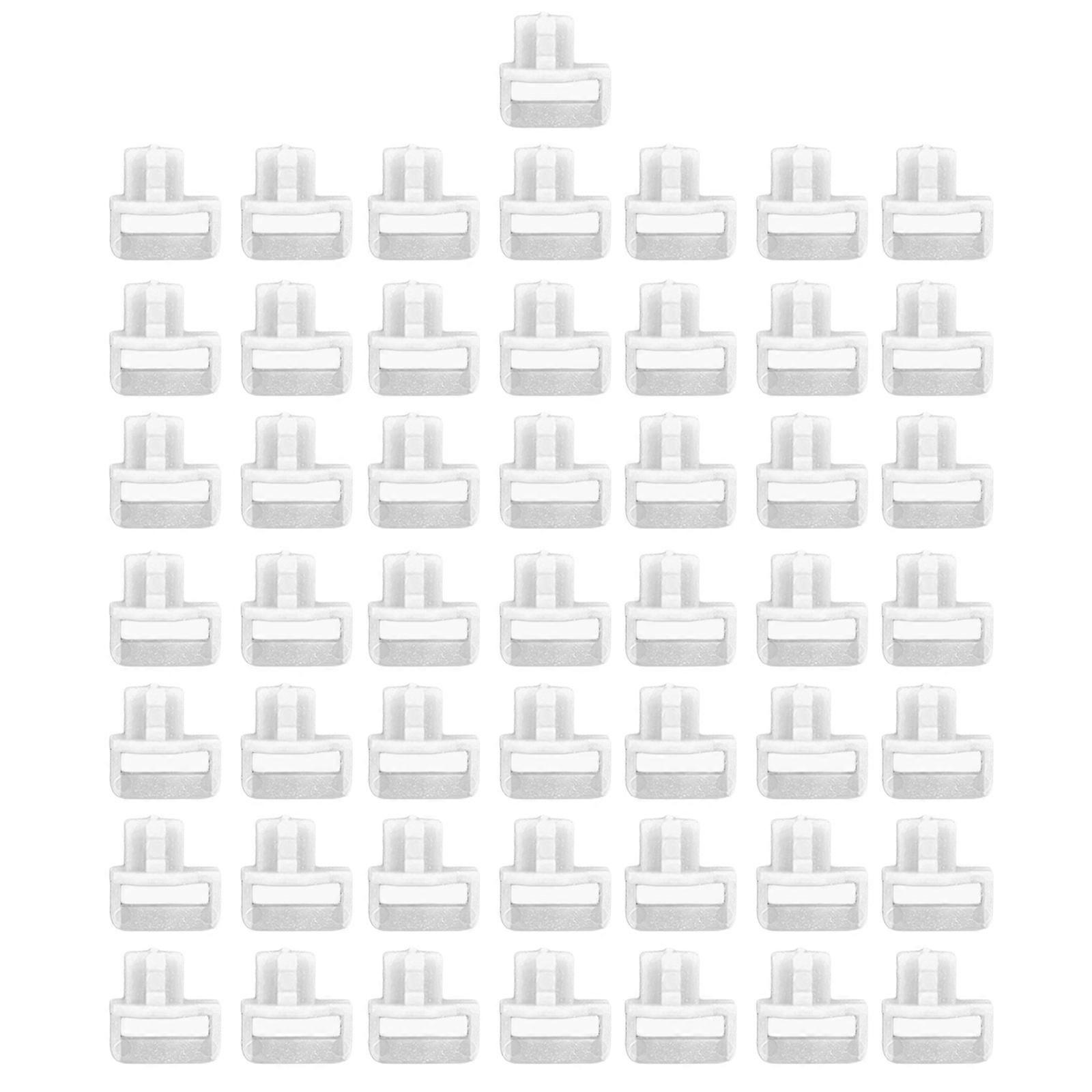 Stabilizers Balancing Poles Flat Buckles For Computer Keyboards Anti Loose Snap Fasteners Plastic for Multiple Models  White