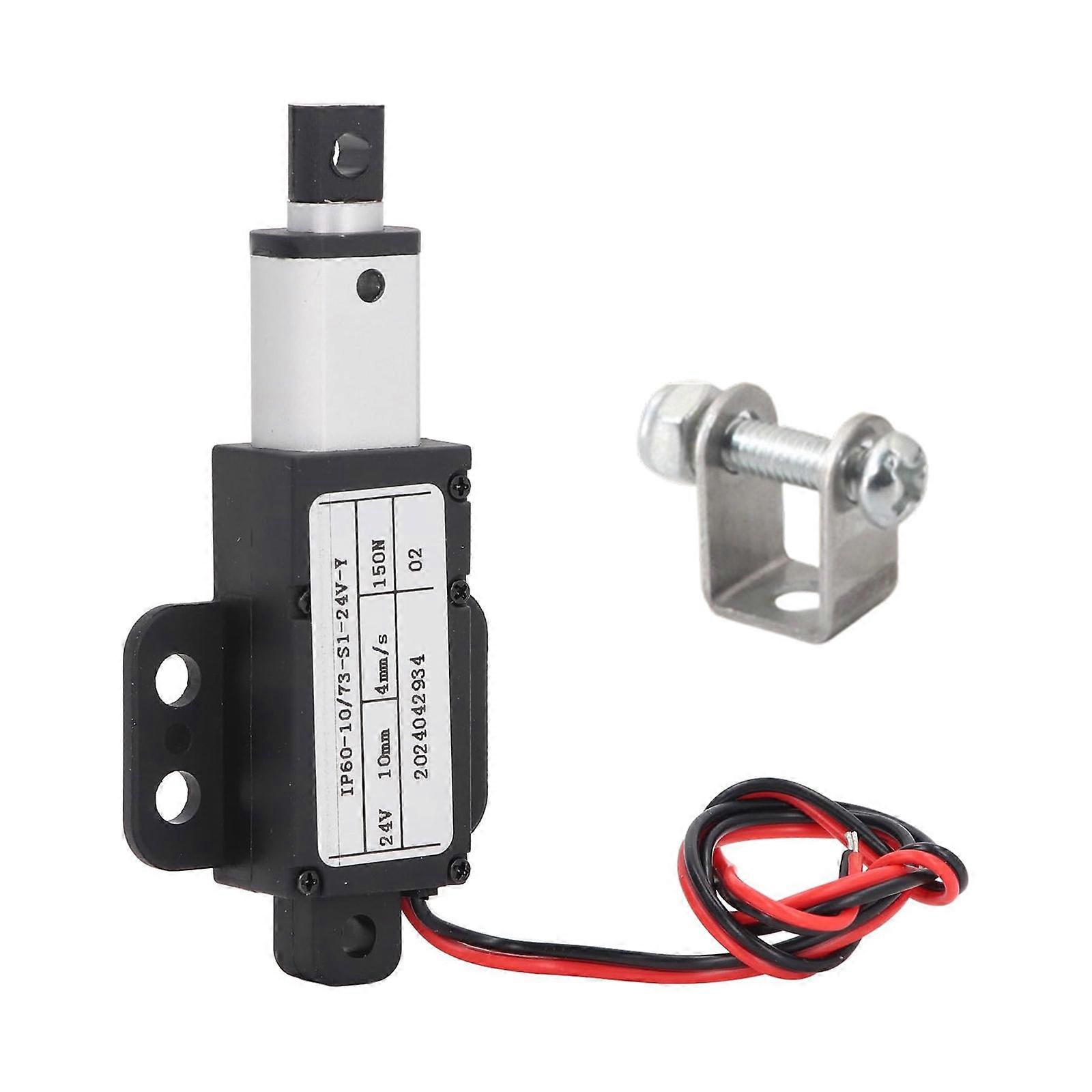 24V Electric Linear Actuator Motor Controllers 150N Thrusts Small Motion Actuator Telescopic Linear Actuator Easy to Use Multicolor