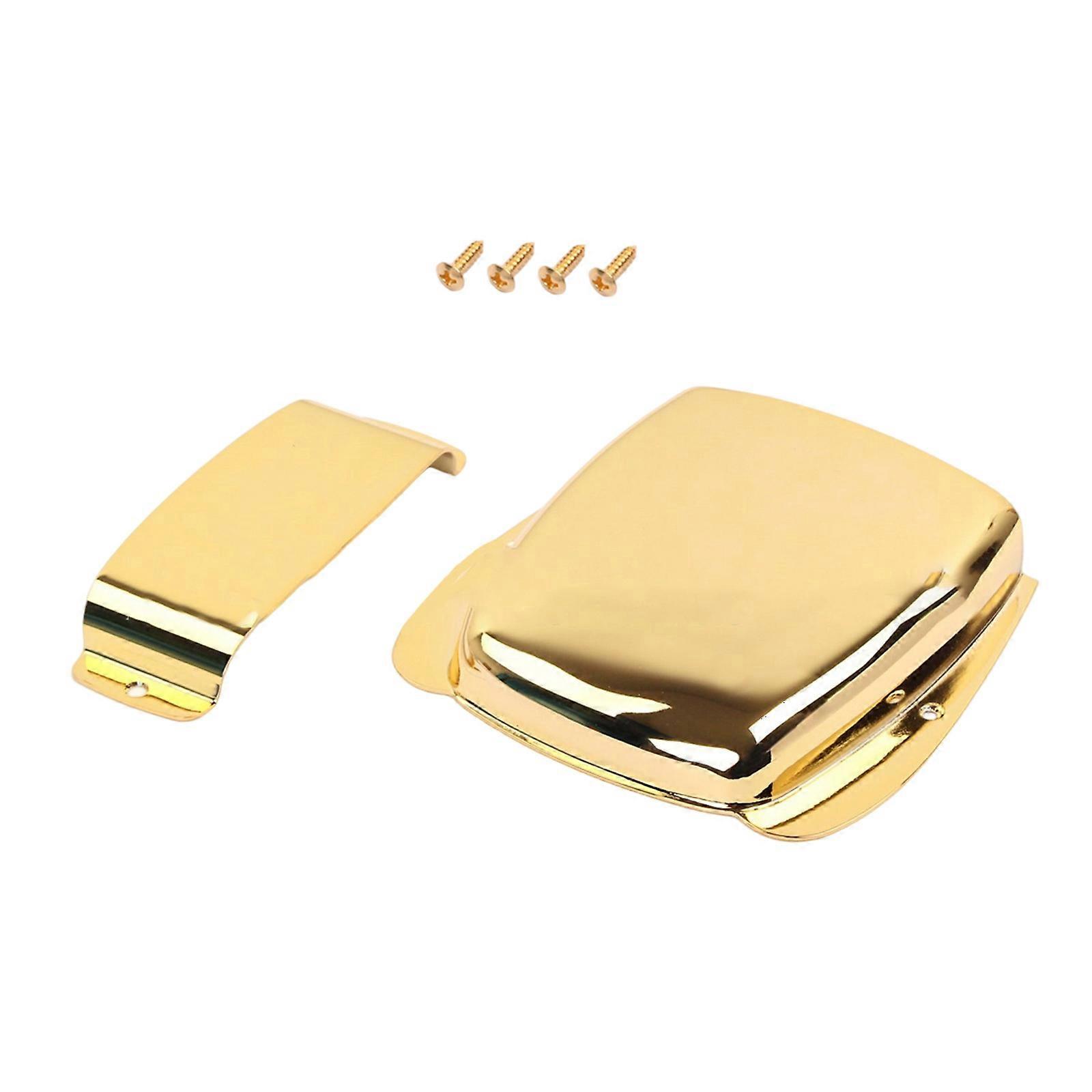 Metallstränginstrumentskydd Enkelmonterad design Basgitarrställskydd Stall- och pickupskydd för optimal säkerhet Guld