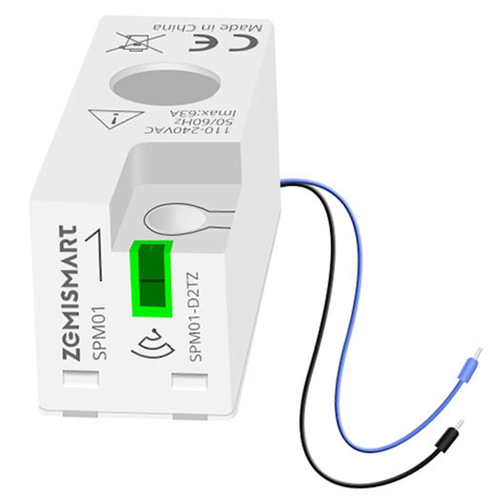 Zemismart Tuya Zigbee MiNi Energy Meter Electric Monitor Sensor Real-Time Measure Support Zigbee2mqtt Home Assistant Control 63A