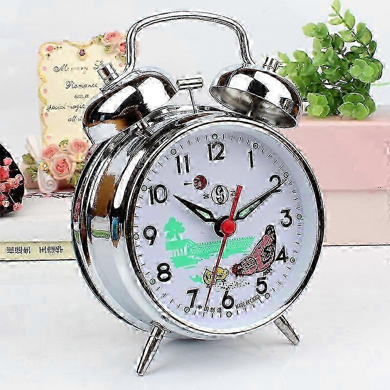 Animated Chicken Alarm Clock for Nursery, Classic Mechanical Vintage Hen Design