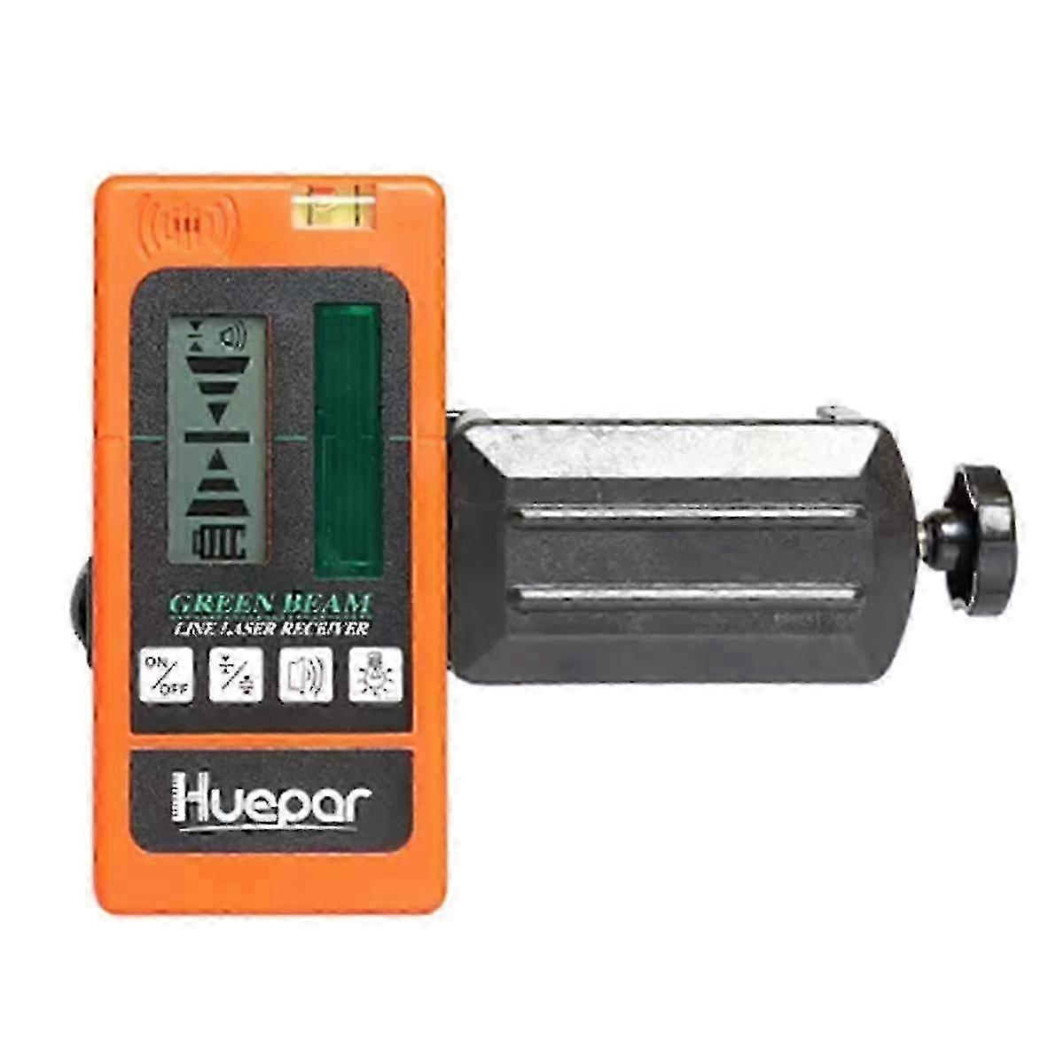 LR-5RG Laser Level Receiver Detector Back-Lit LCD Display Receive Green Red Beam for Outdoor