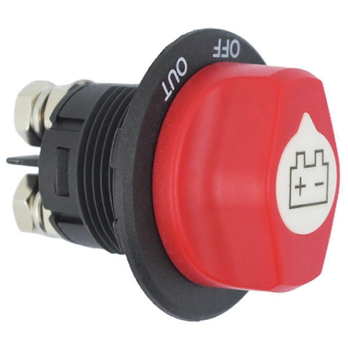 Battery Disconnect Switch 12-48V, 100A Continuous, 150A Intermittent for Marine, RV, ATV