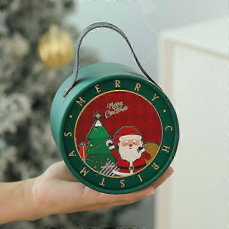 Festliche Verpackung für Weihnachtsgeschenke im Apfelbox-Design