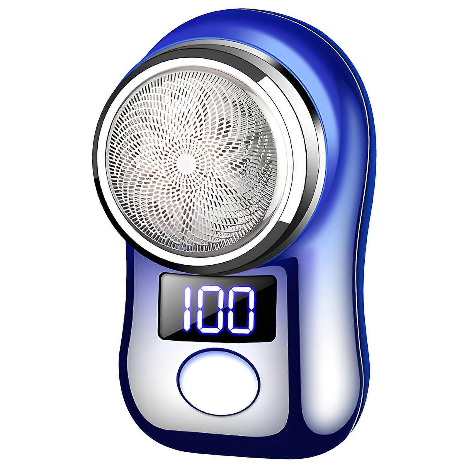 USB Rechargeable Mini Electric Shaver with LED Display for Men and Women Portable Travel Razor