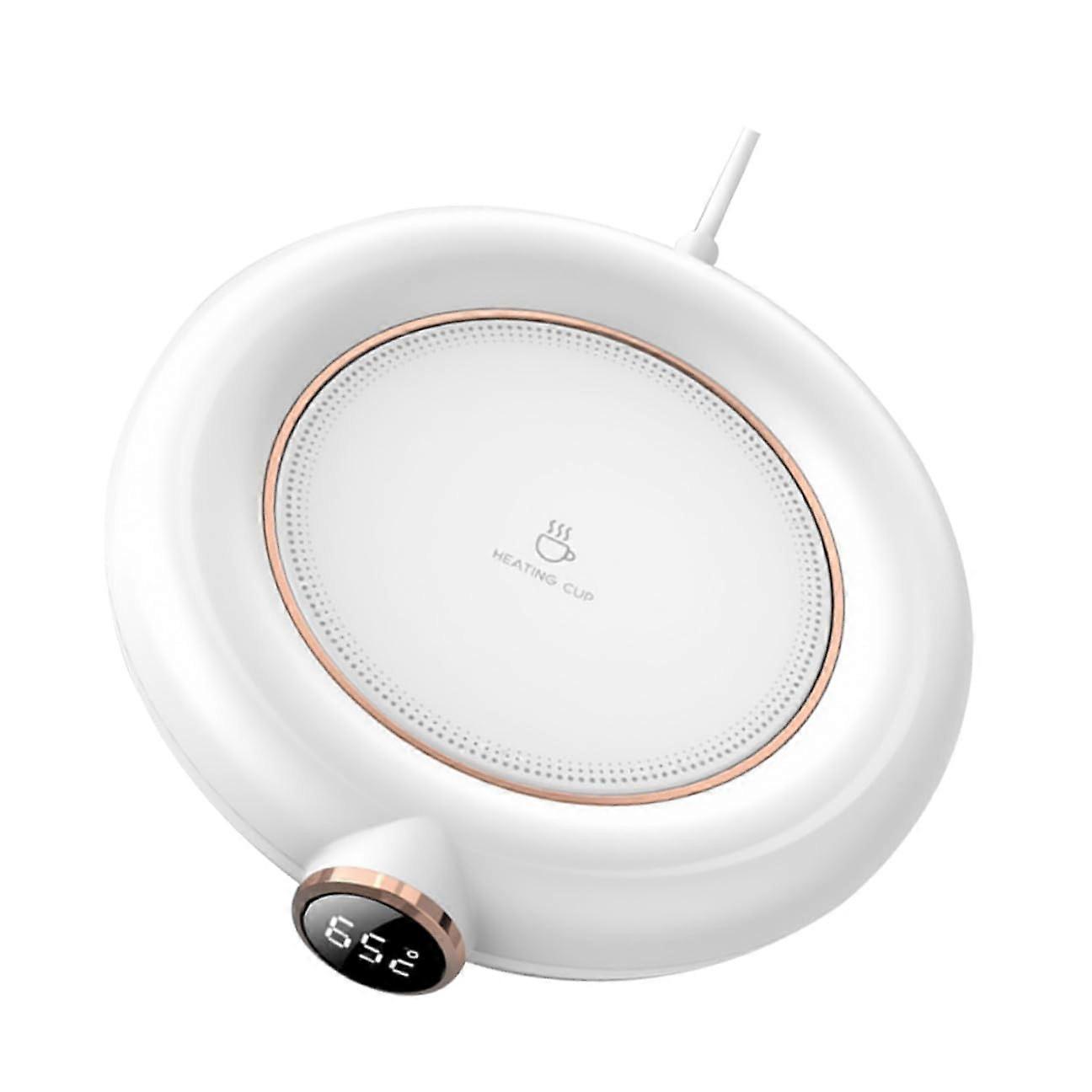 USB Coffee Cup Warmer with Auto ShutOff Timer and Digital Display for Home and Office Drinks