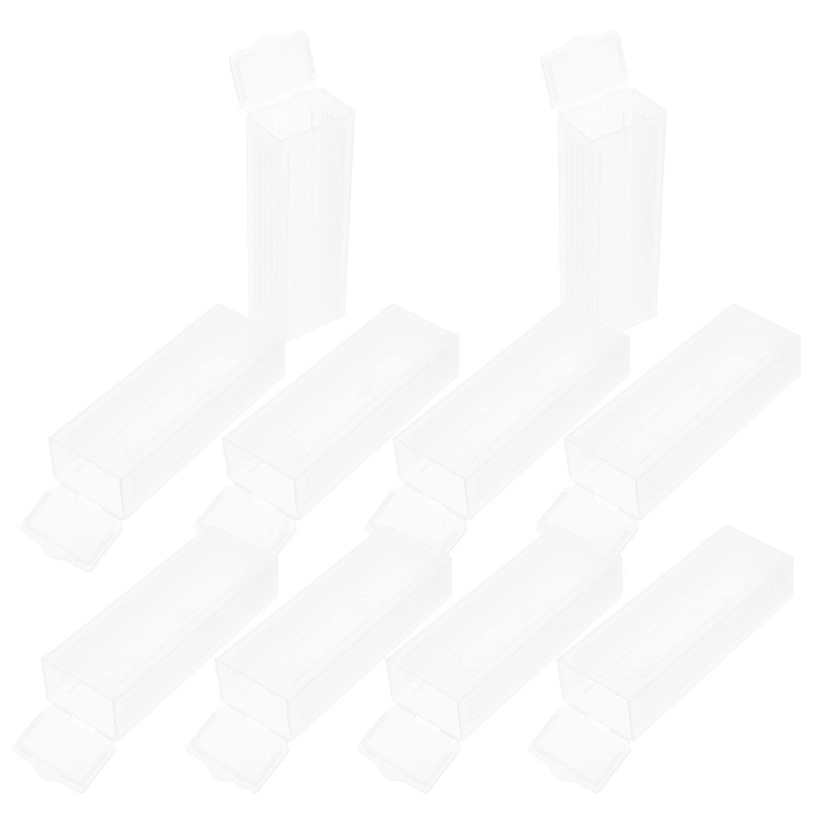 Microscope Slide Storage Case Plastic for Laboratory Use Holds 30Pcs