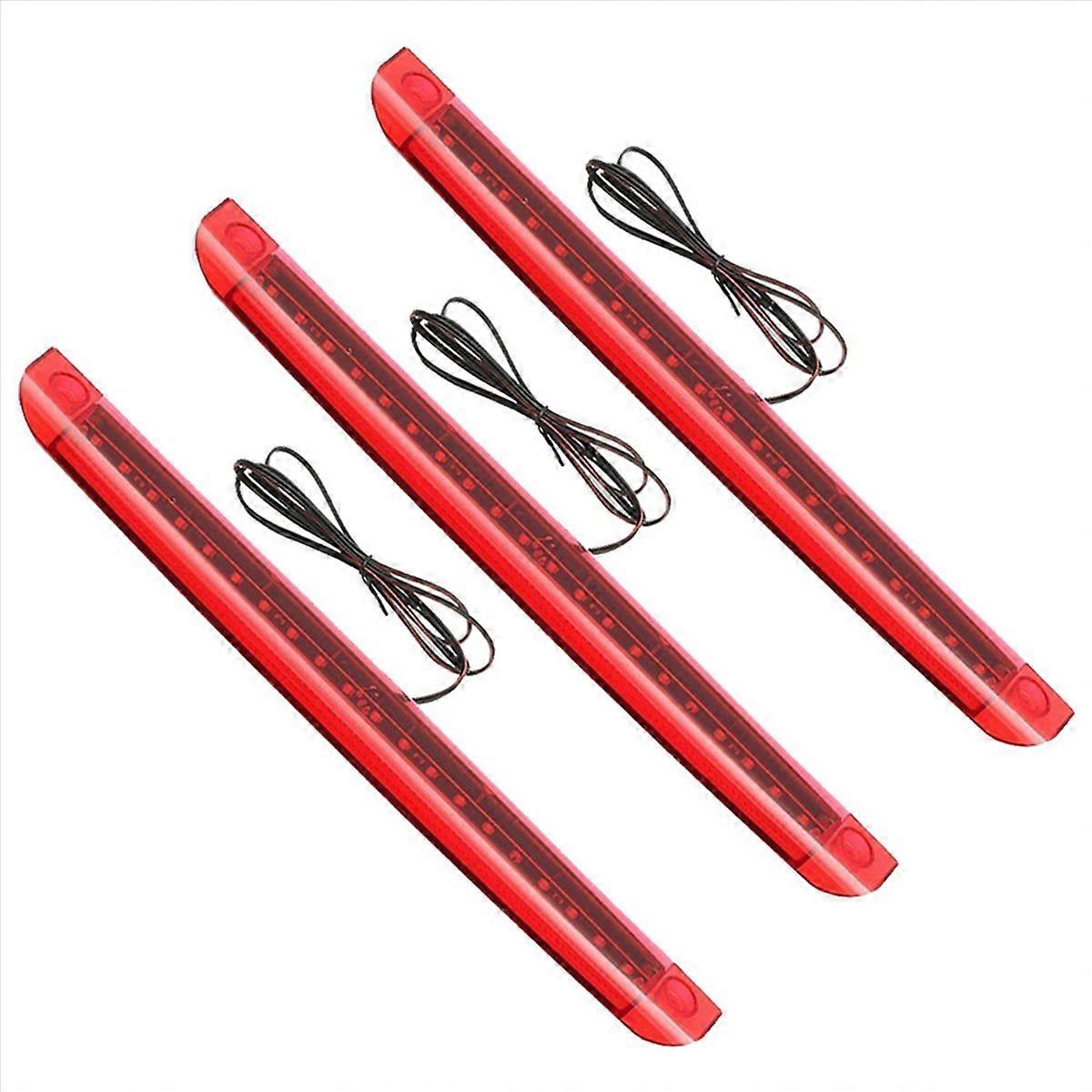 Car Motorcycle Red 12V 20 LED 3RD High Mount Brake Tail Stop Light