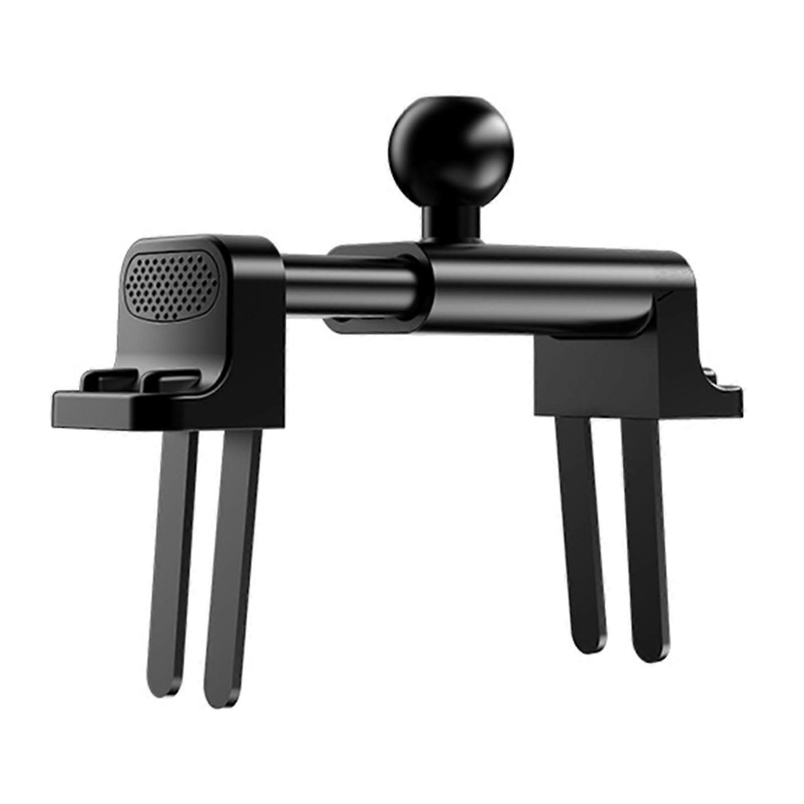 Car Vent Phone Mount 360° Rotation Shockproof Spring Clamp Universal SingleHand Operation