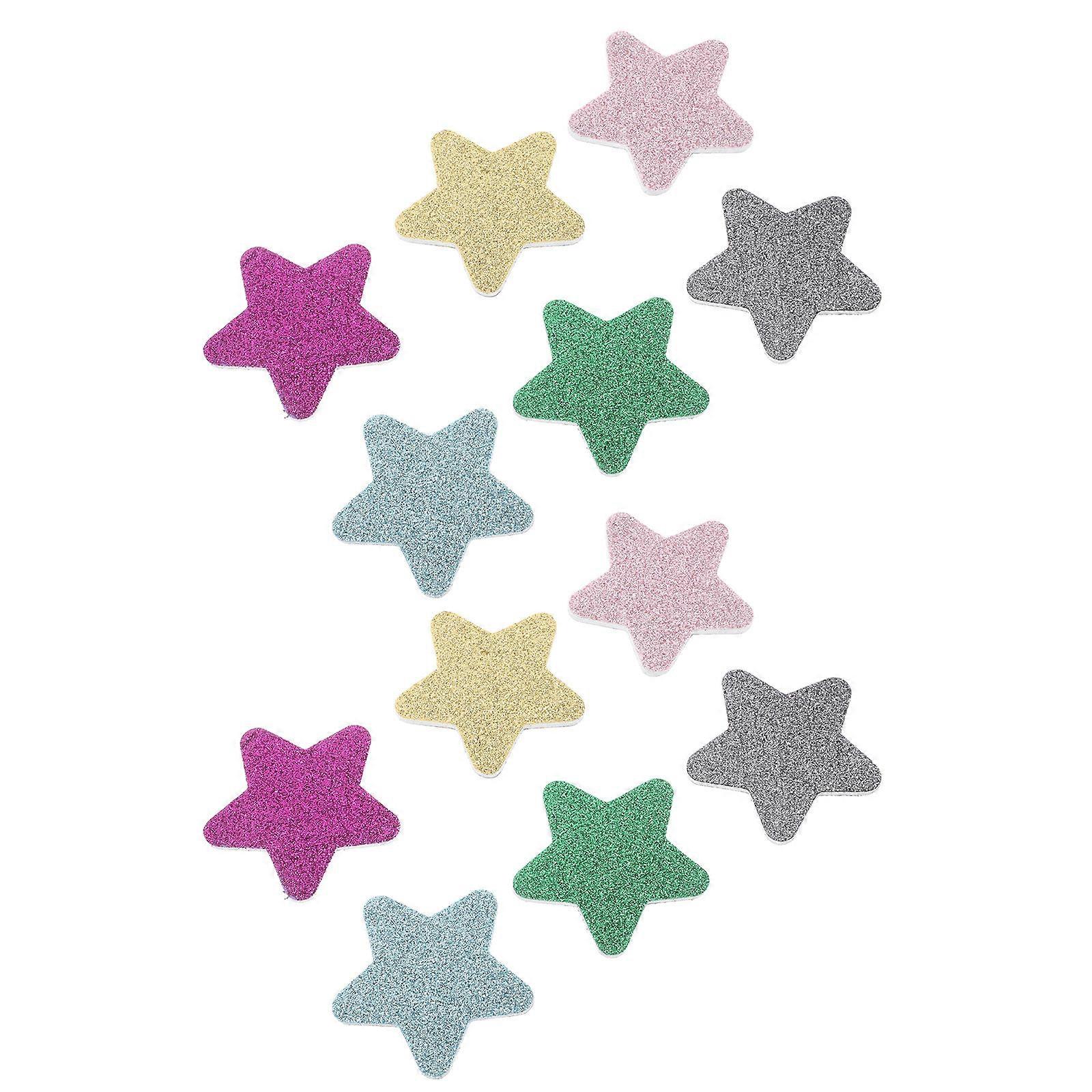 Glitter Nail Buffer Shape Disposable Nail File for 12Pcs Use