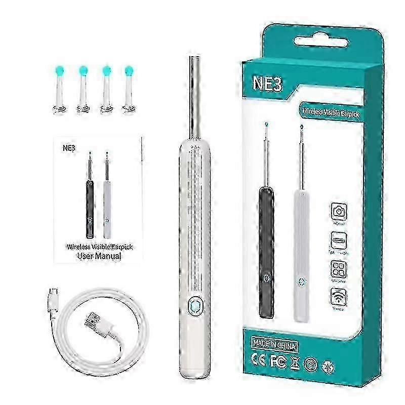 Wireless Smart Visual Ear Cleaner Usb Wifi Otoscope Tw1 Ear Wax Removal Tool Set With Camera Ear Endoscope Hd 1080p For Iphone Ipad Android