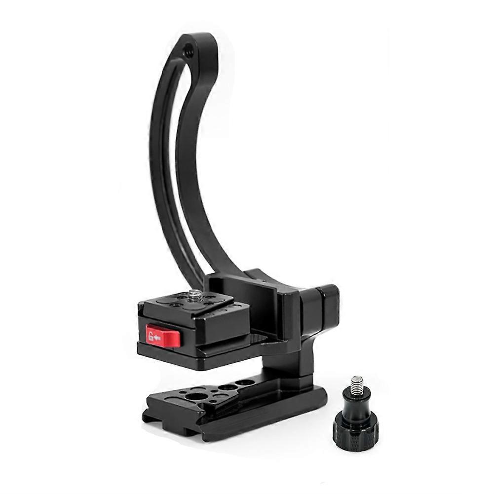DSLR Camera Lens Support Bracket Semi-Circular Horizontal Vertical Quick Switch Mount for Canon Nikon Quick Release