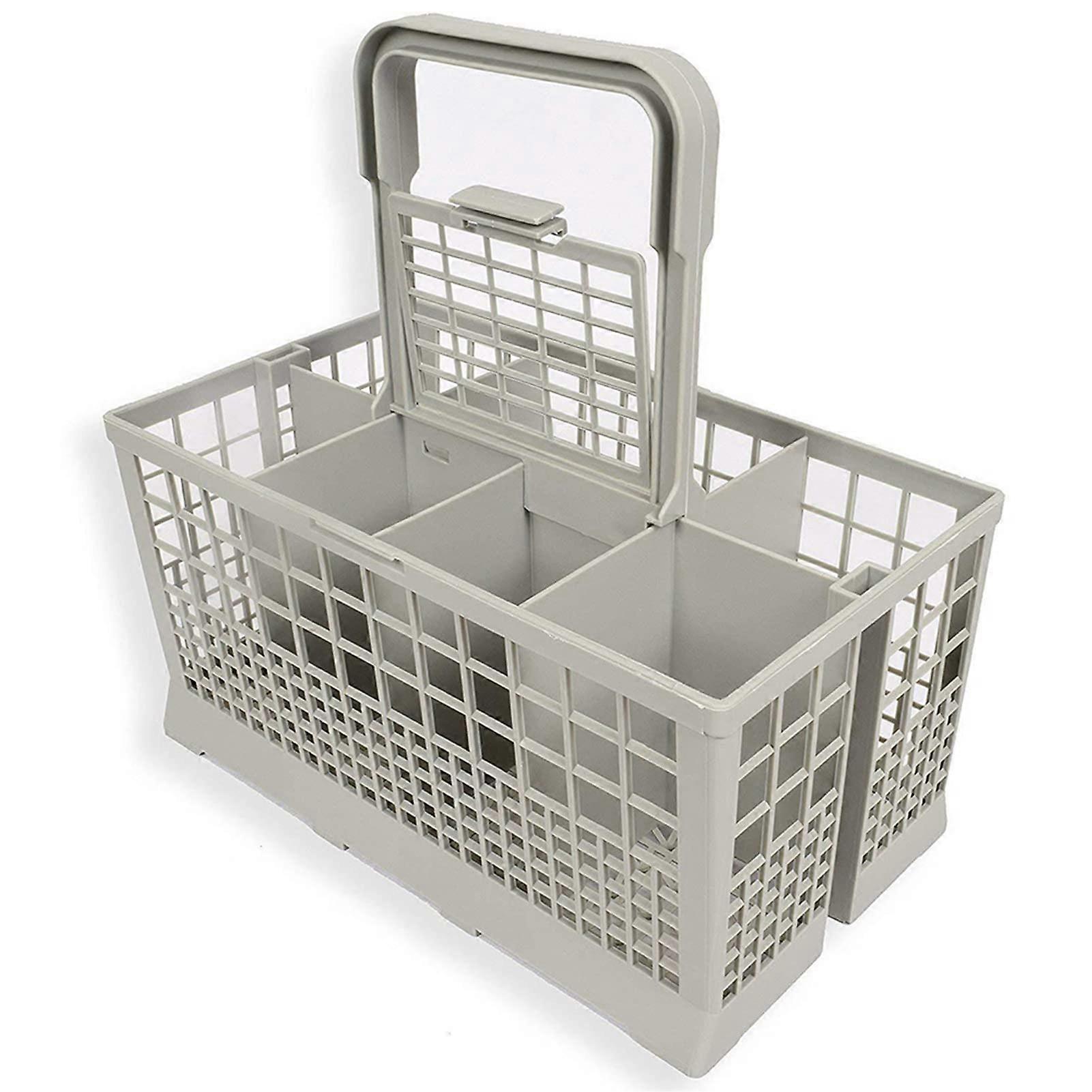 Universal Dishwasher Silverware Basket, 8Compartment Cutlery Holder with Removable Lid for Most Models