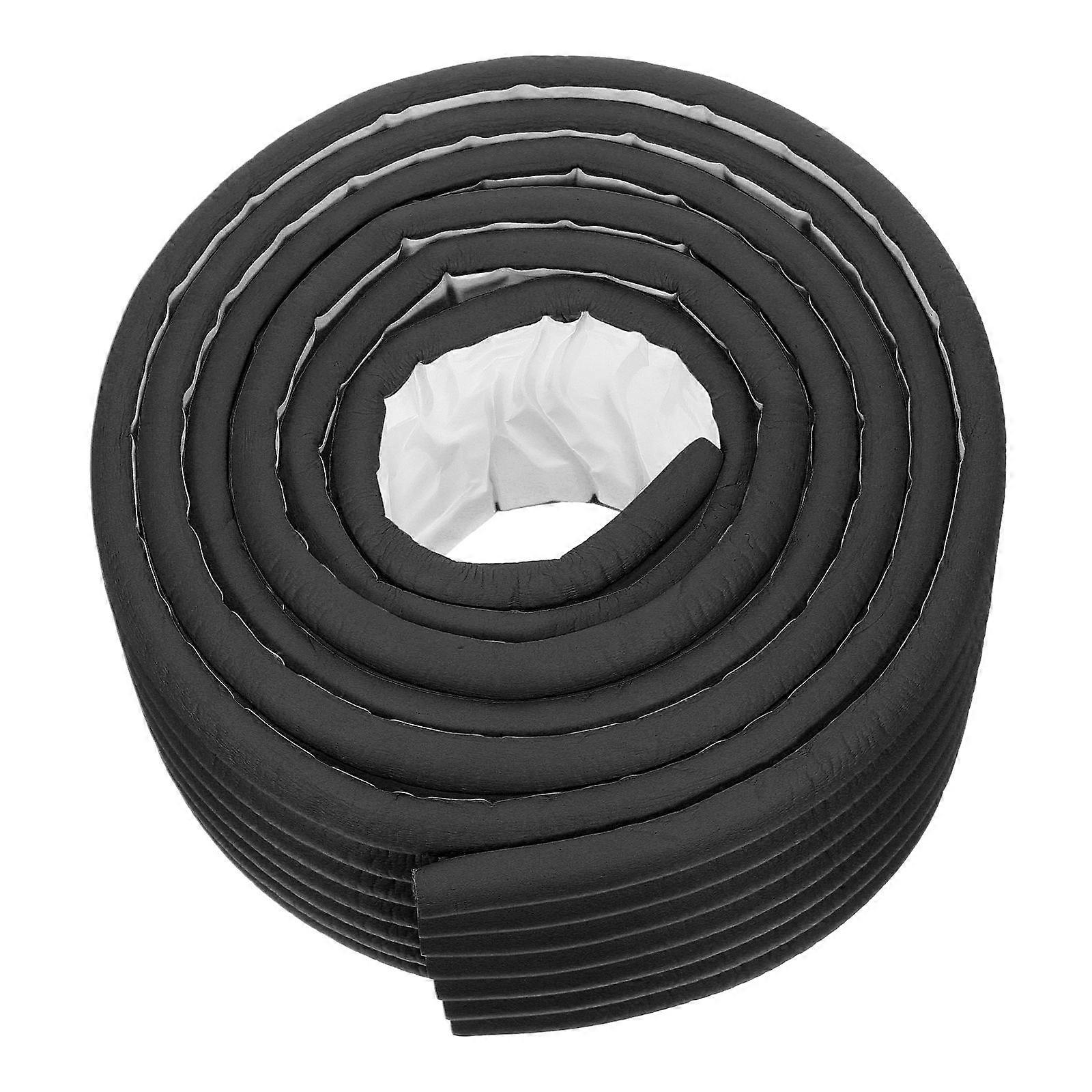 Black Self-Adhesive Foam Bunk Bed Ladder Pads Cushion for Secure Climbing 2M