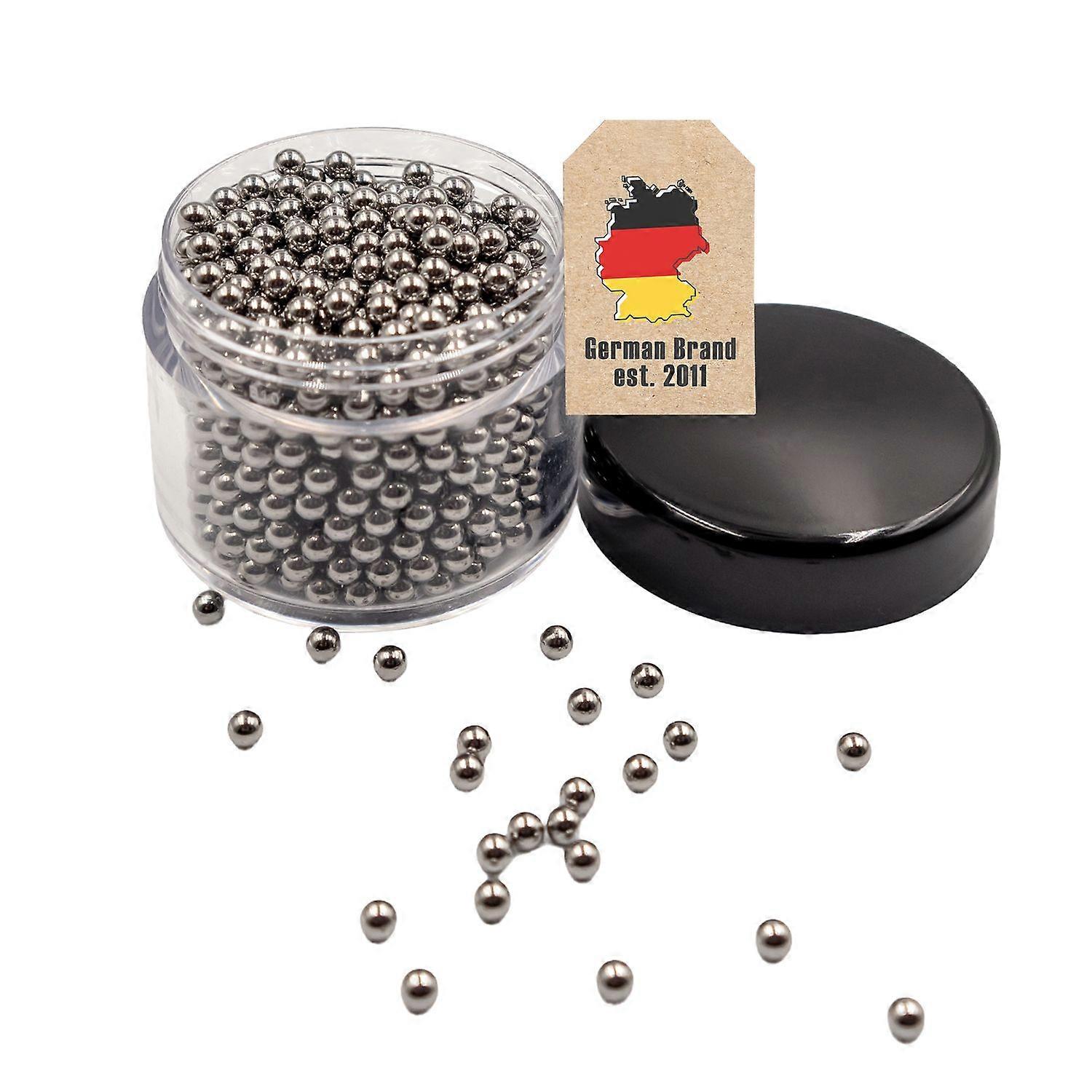 Nerezové kuličky na čištění skleněných dóz - čistící perle do skleněných karaf, vázy, lahve, nerez, 100 kusů