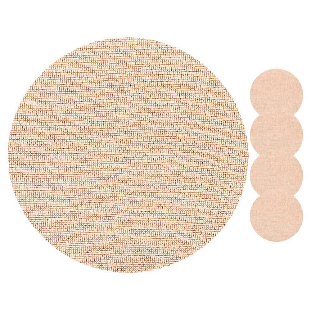 Fabric Lampshade Light Diffuser for Home Use Antiglare 5Pcs Coffee