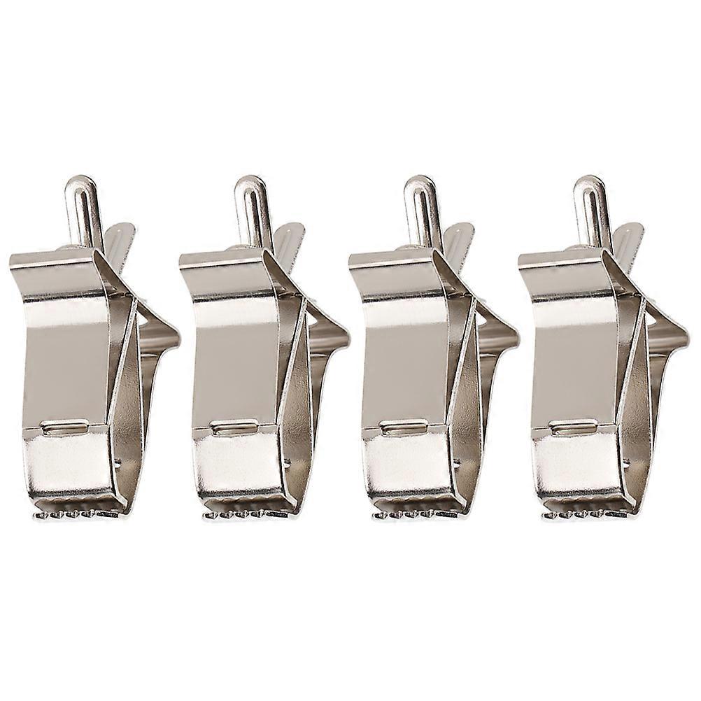 Silver Fruit Clips Bird Cage Clips for Fixing 4Pcs Multi-Function Use