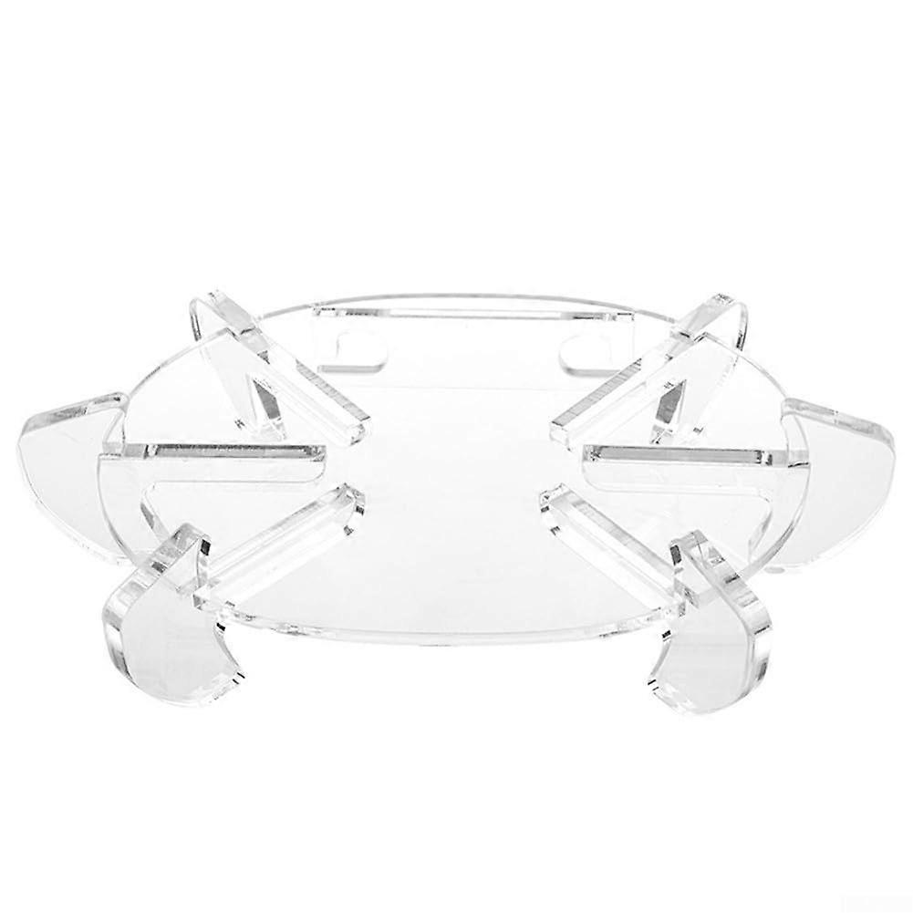 Chic Acrylic Storage Base for Move Speaker Transparent Finish Compatible With Move Desktop Organizer