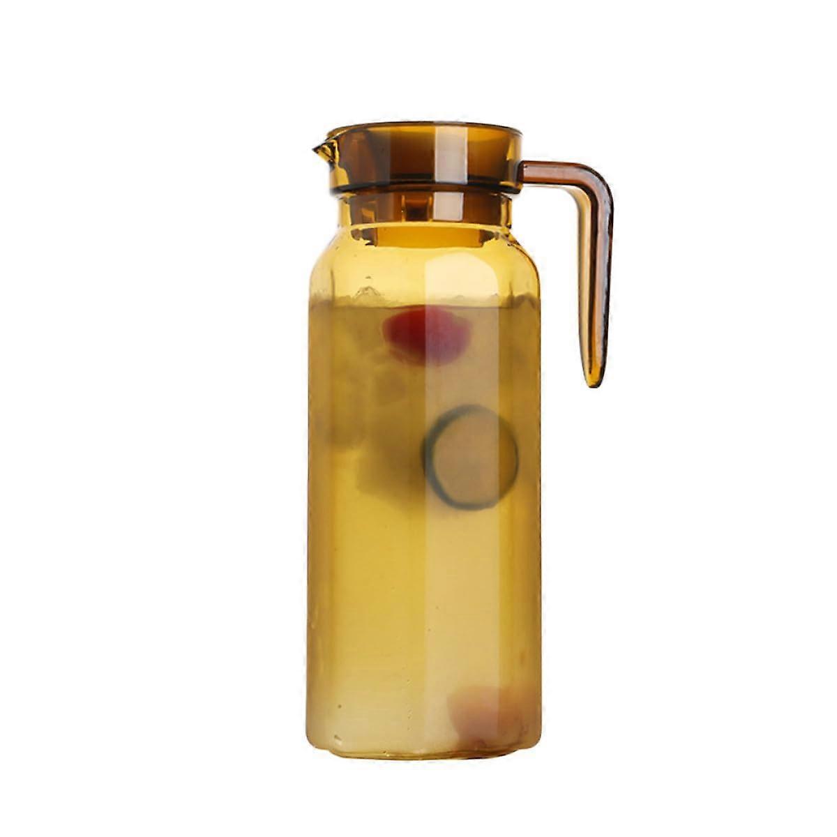 Large Capacity Leakproof Water Pitcher with Lid for Hot or Cold Drinks, Iced Tea, Juice, Parties