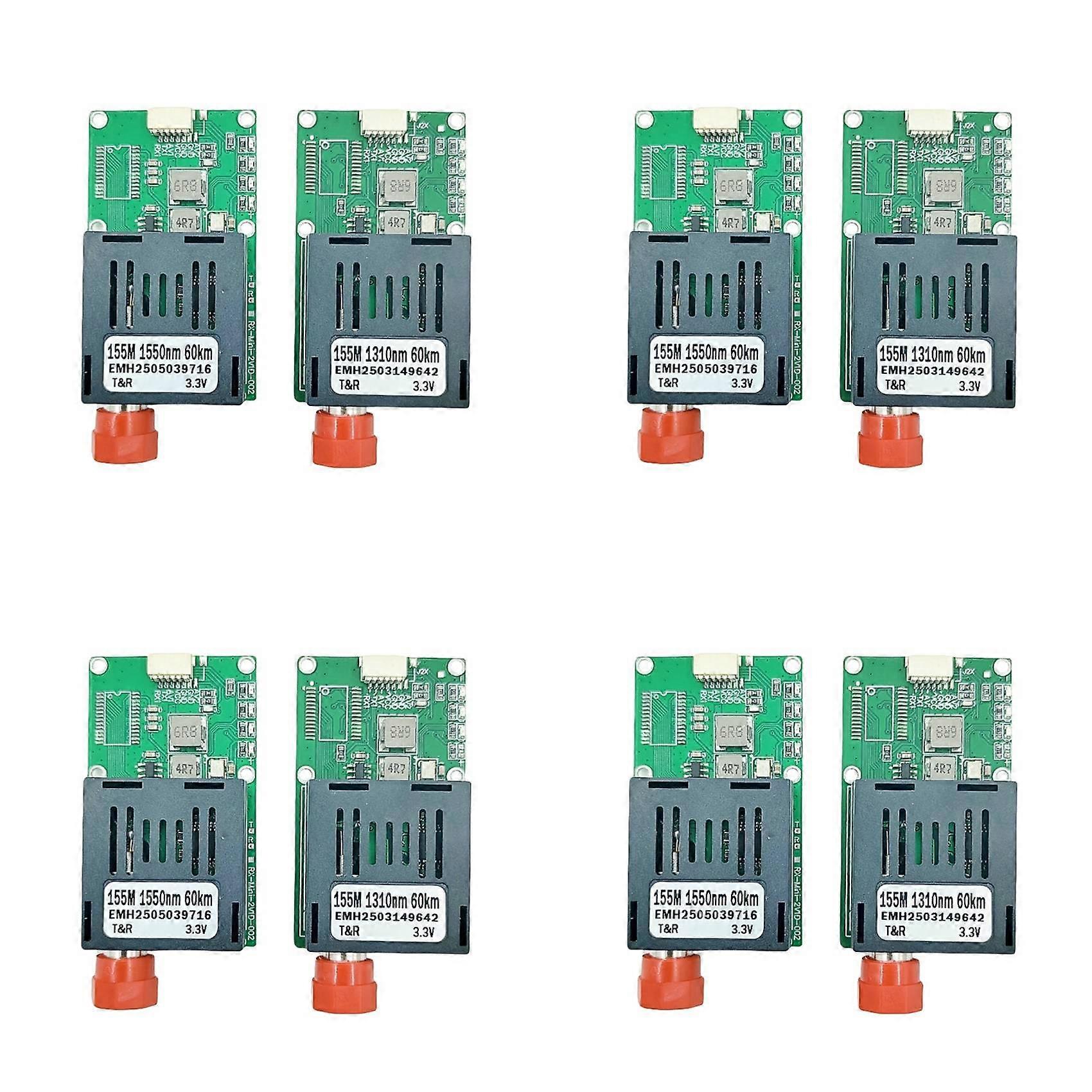 4X TTL Optical Transceiver Module 60KM Optical End Device Dedicated Optical Port ST Interface Module UART/SBUS