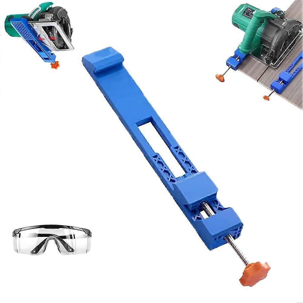 Precision Circular Saw Guide with Quick Adjustment and TwoWay Locking for Wood and Tile