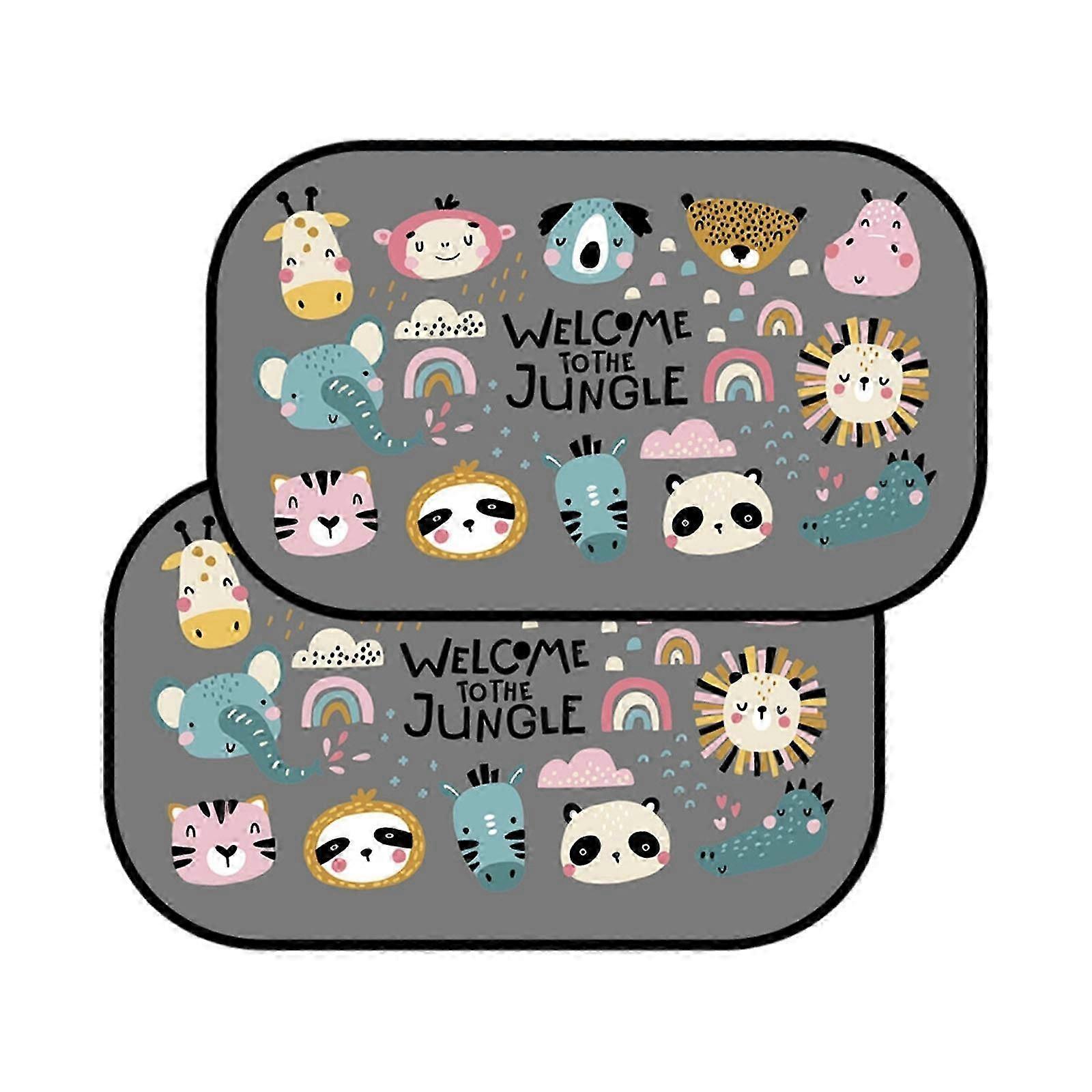 Automotive Blocking Side Window Shade Breathable Mesh 8 Strong Suction Cups Side Window Sunshades Suitable For Car Multicolor