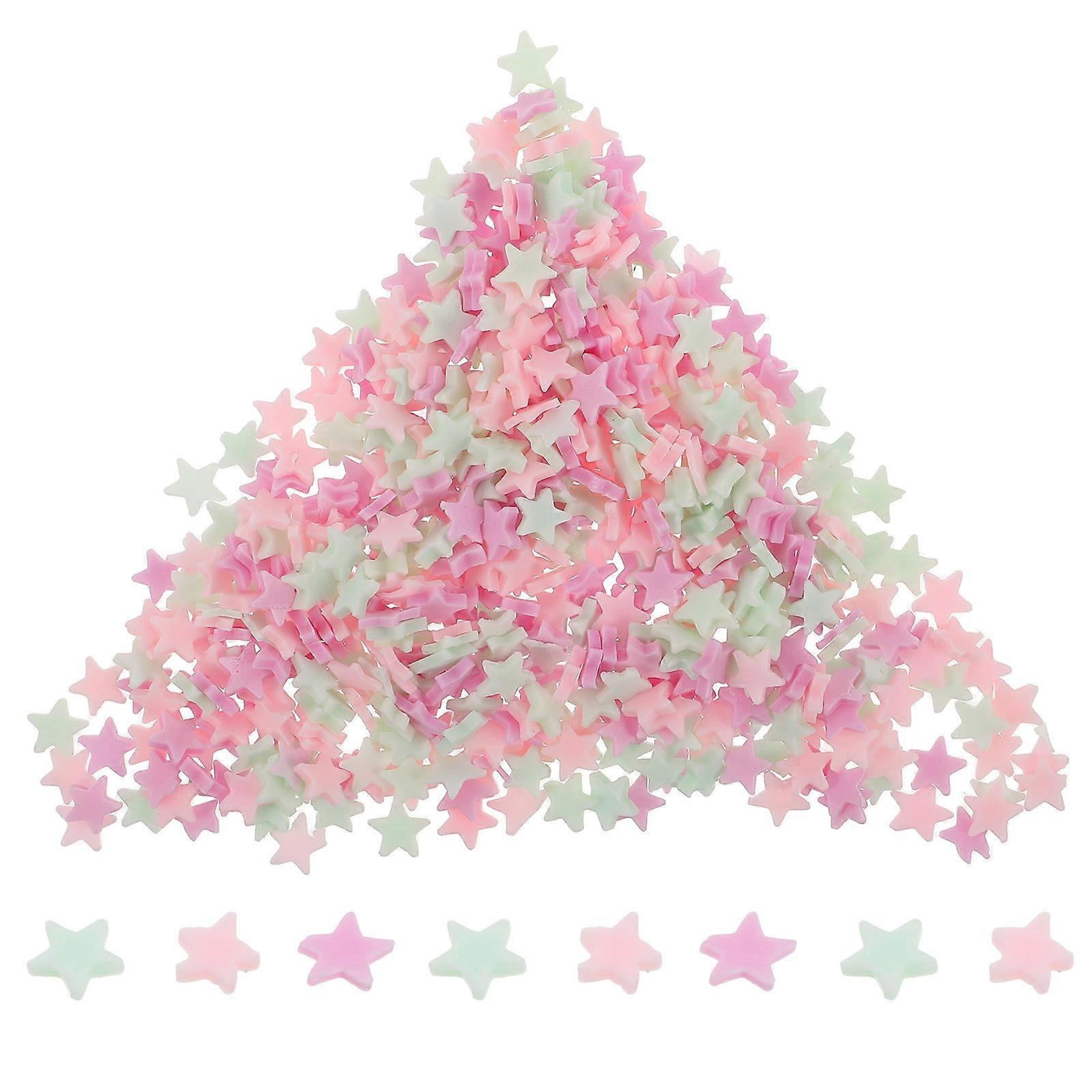 Soft Clay Five Pointed Star DIY Craft Elements for Crafts 10Pcs