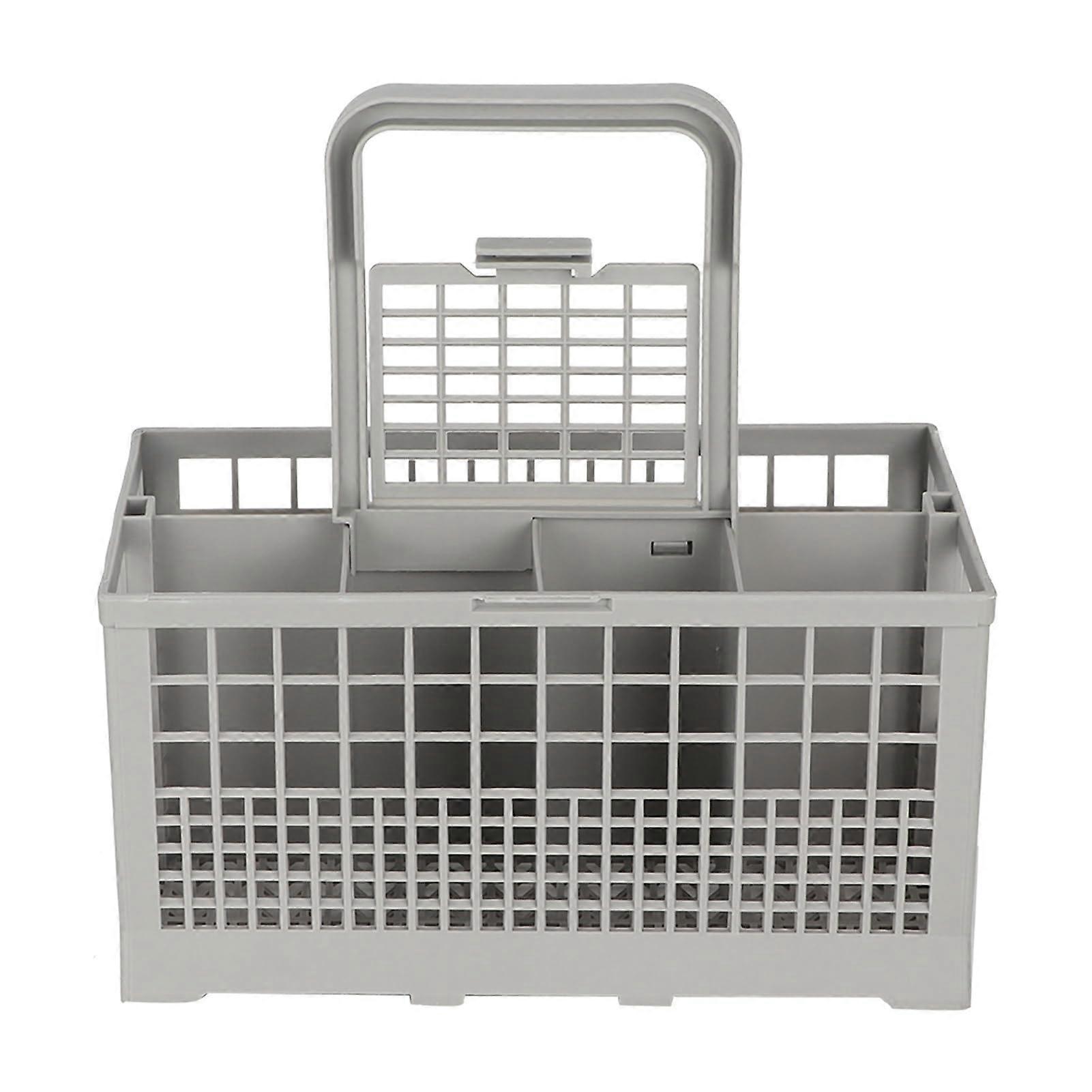 Universal Dishwasher Cutlery Basket with Handle, Durable Silverware Holder for Full Size Models